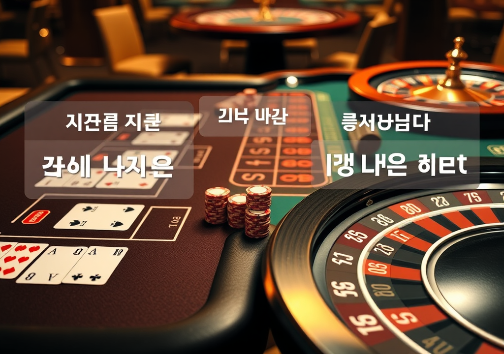 게임별 전문 용어 이해하기 - 블랙잭, 바카라, 룰렛 핵심 단어