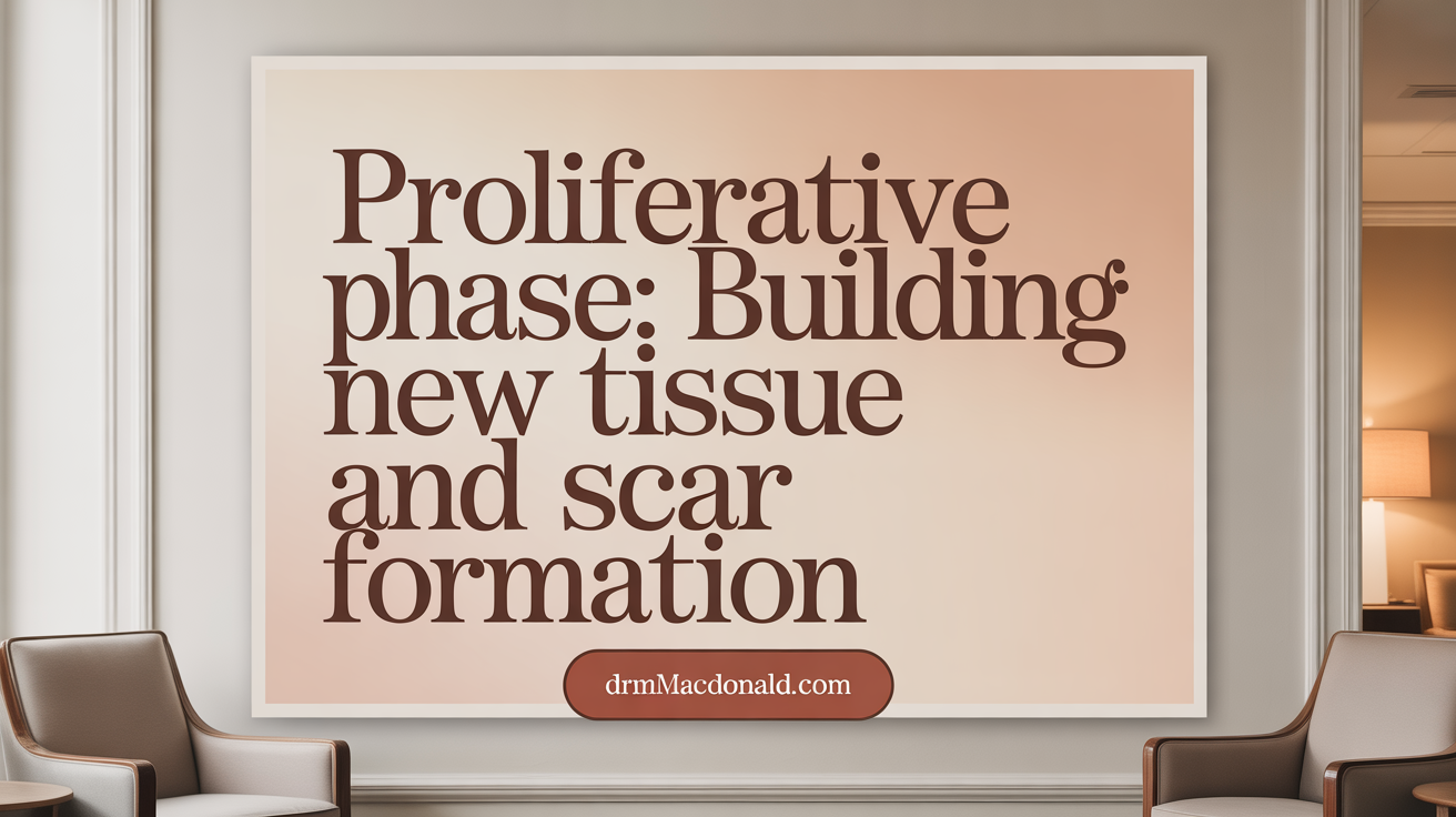 Proliferative Phase: Building New Tissue and Scar Formation