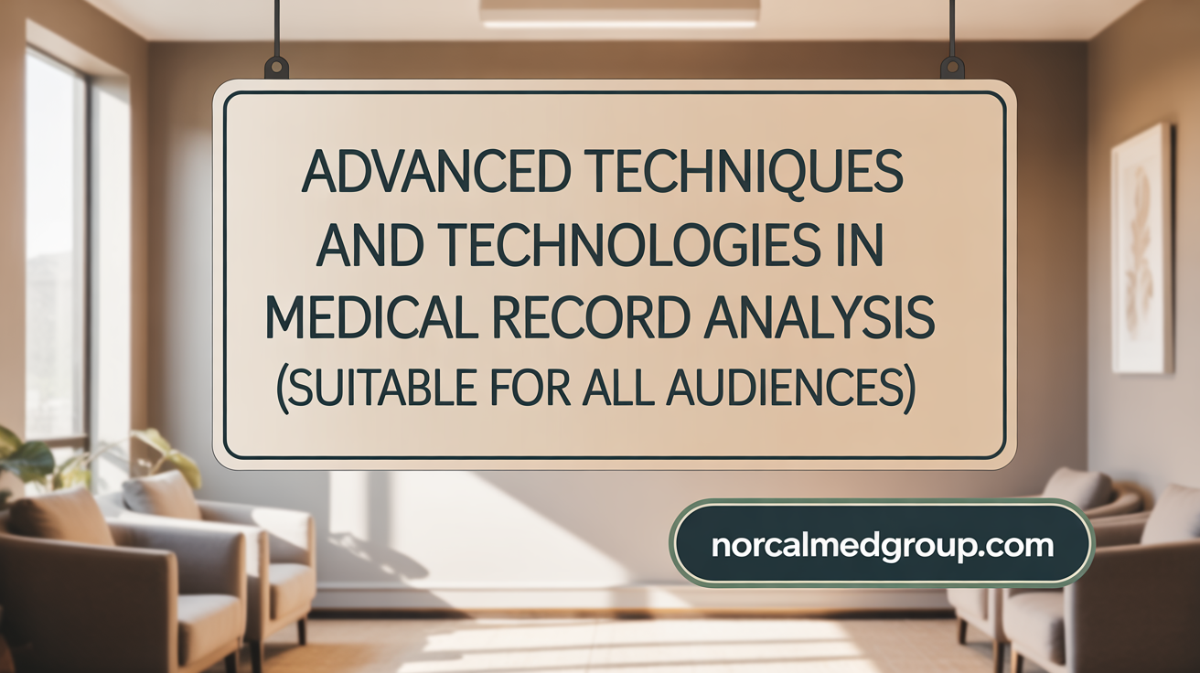 Advanced Techniques and Technologies in Medical Record Analysis