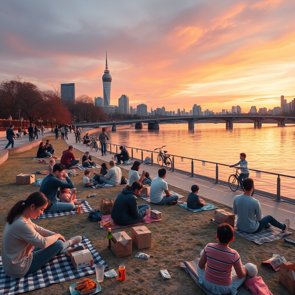 Hangang Park: Picnics, Bikes, and Sunset Magic