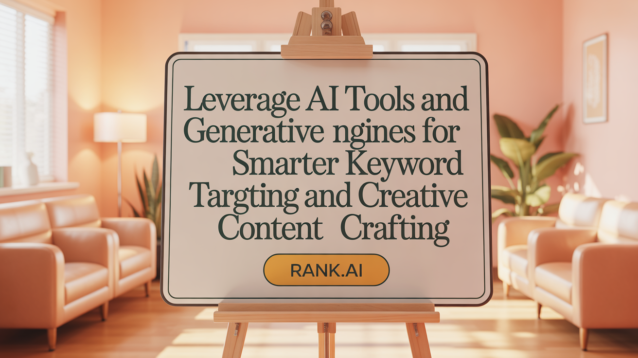 Leverage AI Tools and Generative Engines for Smarter Keyword Targeting and Content Crafting