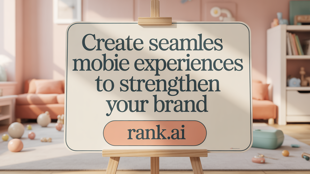 Create Seamless Mobile Experiences to Strengthen Your Brand
