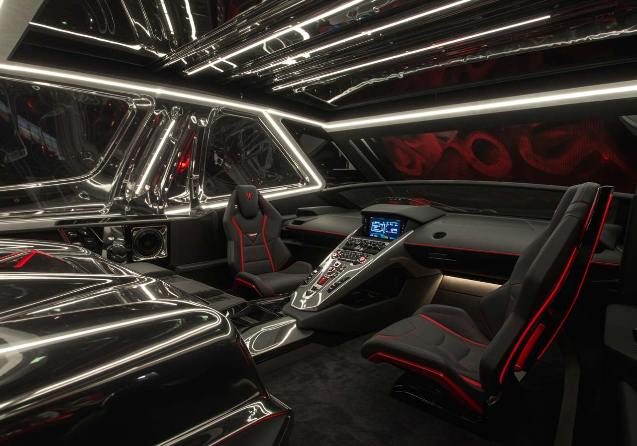 veneno lamborghini interior