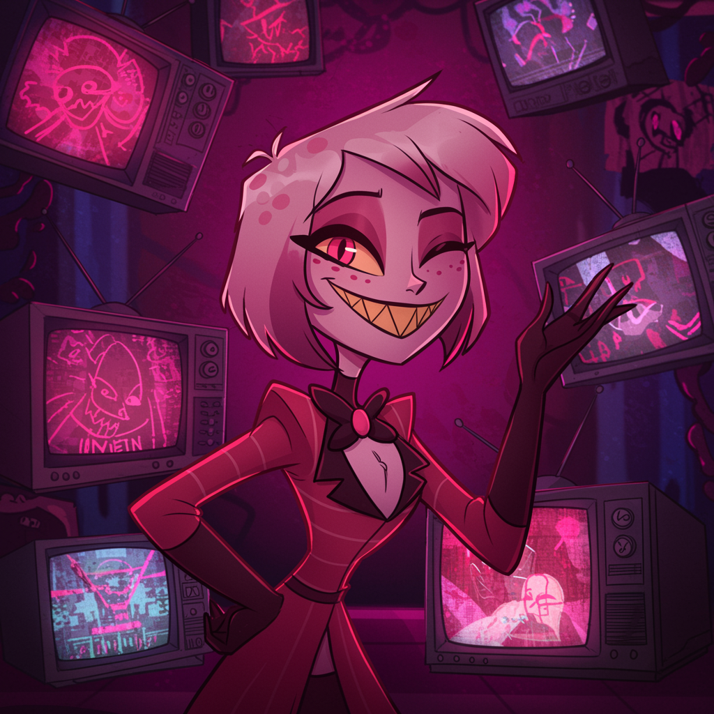 velvette hazbin hotel pfp