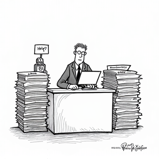 Watchdog Questions Microsoft's Copilot Advertising Claims single-panel cartoon