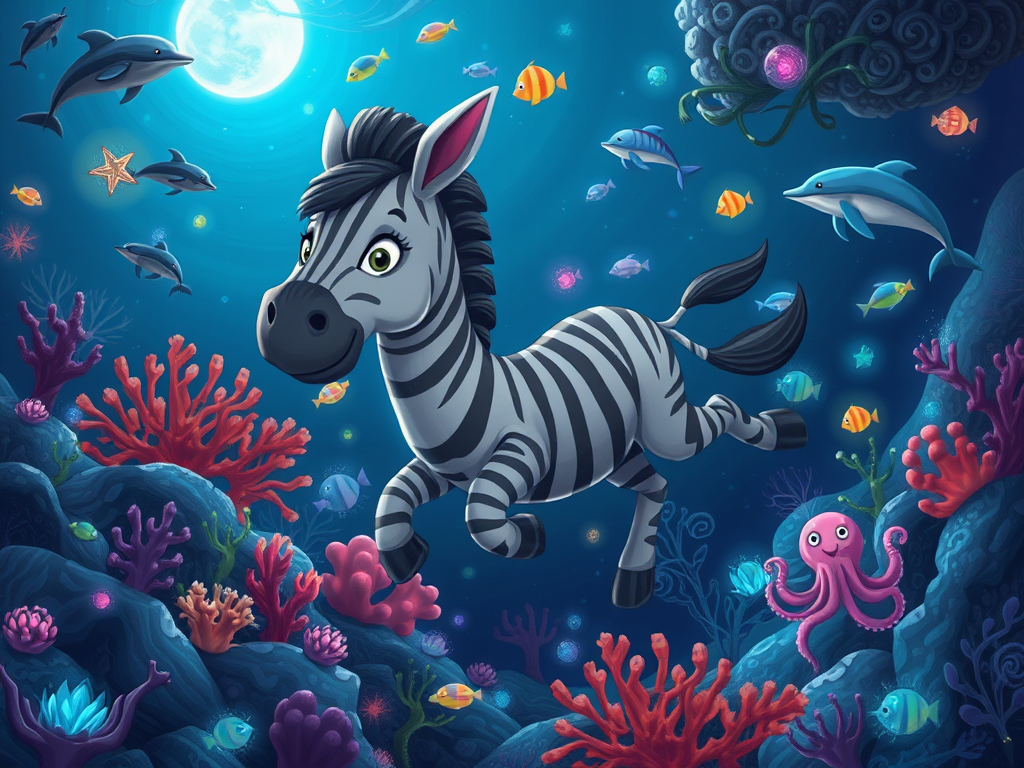 The Gray Zebra Who Learned to Swim