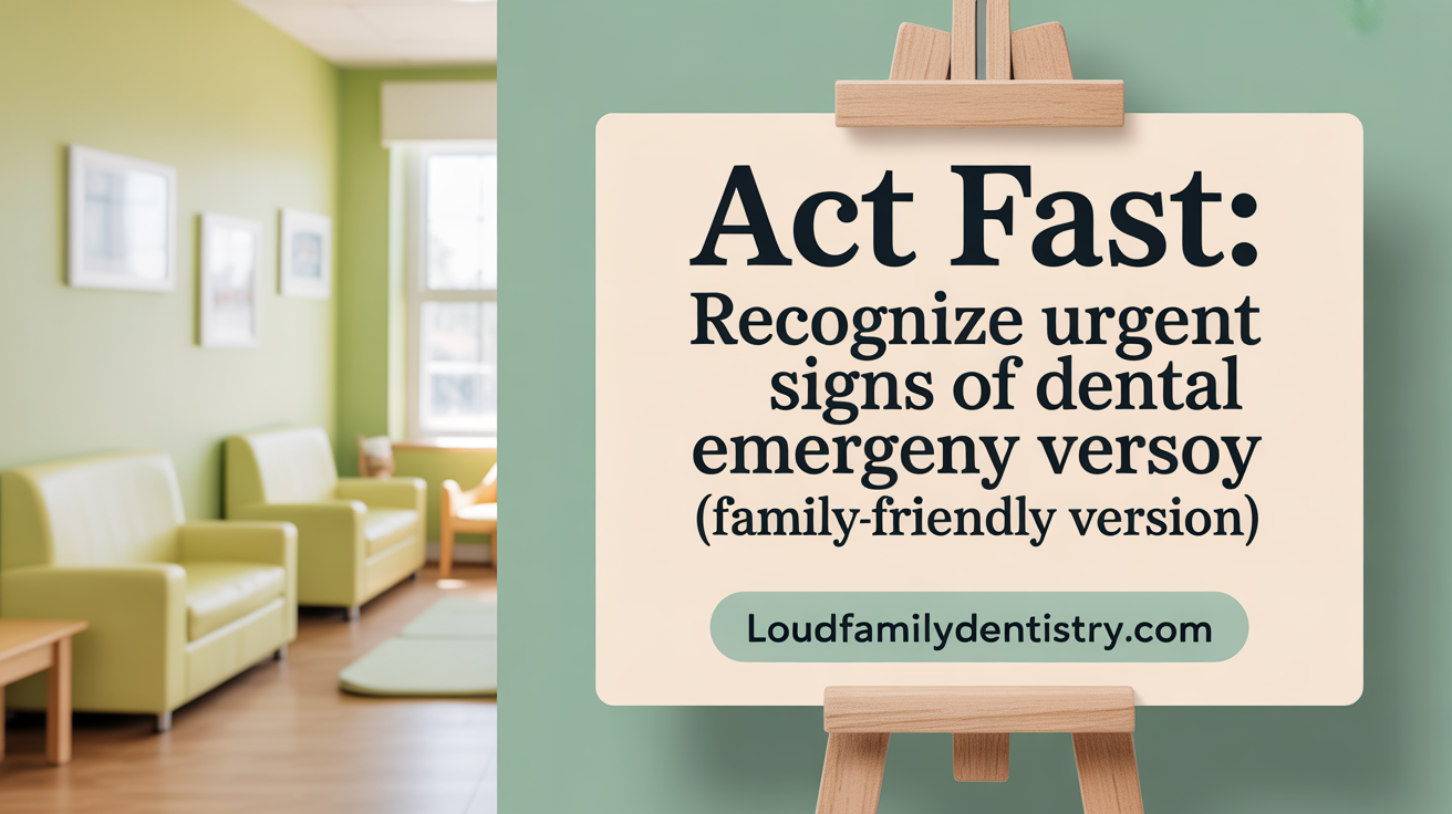 Act Fast: Recognize Urgent Signs of Dental Emergency