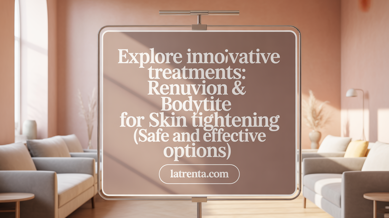 Explore Innovative Treatments: Renuvion & BodyTite for Skin Tightening