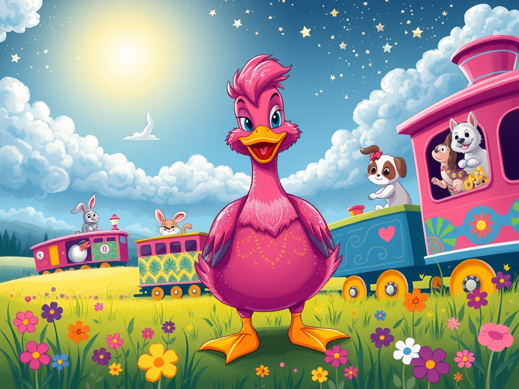 The Adventures of Dazzle the Magical Train Duck