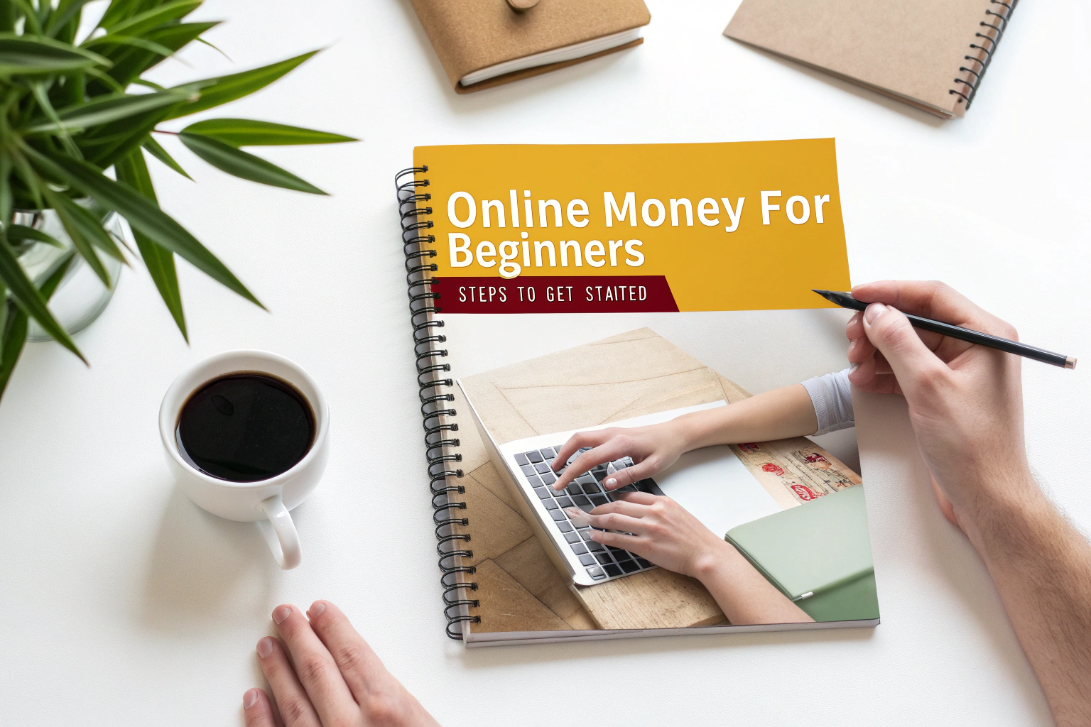 Person creating content for social media platforms