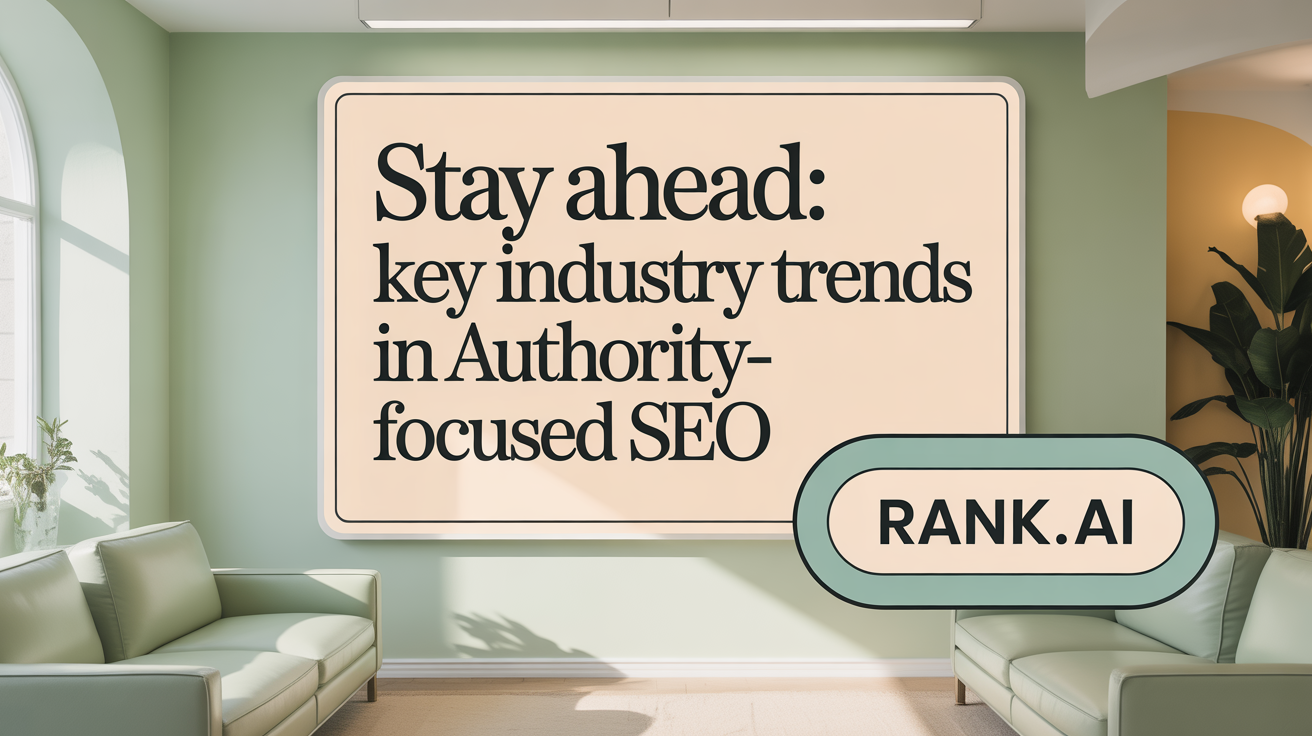 Stay Ahead: Key Industry Trends in Authority-Focused SEO