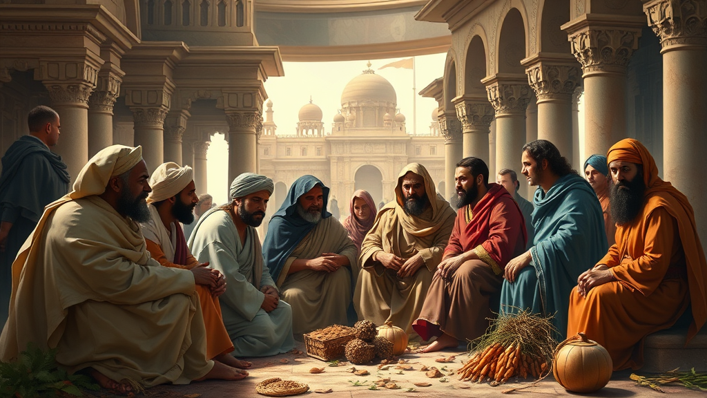 무역 균형 상징 그림