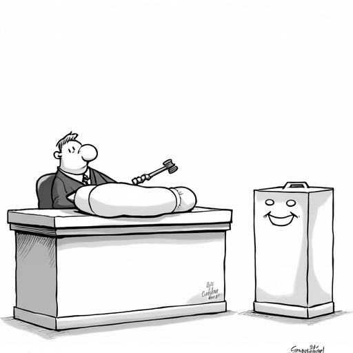 MyPillow Founder Found Guilty of Defamation single-panel cartoon