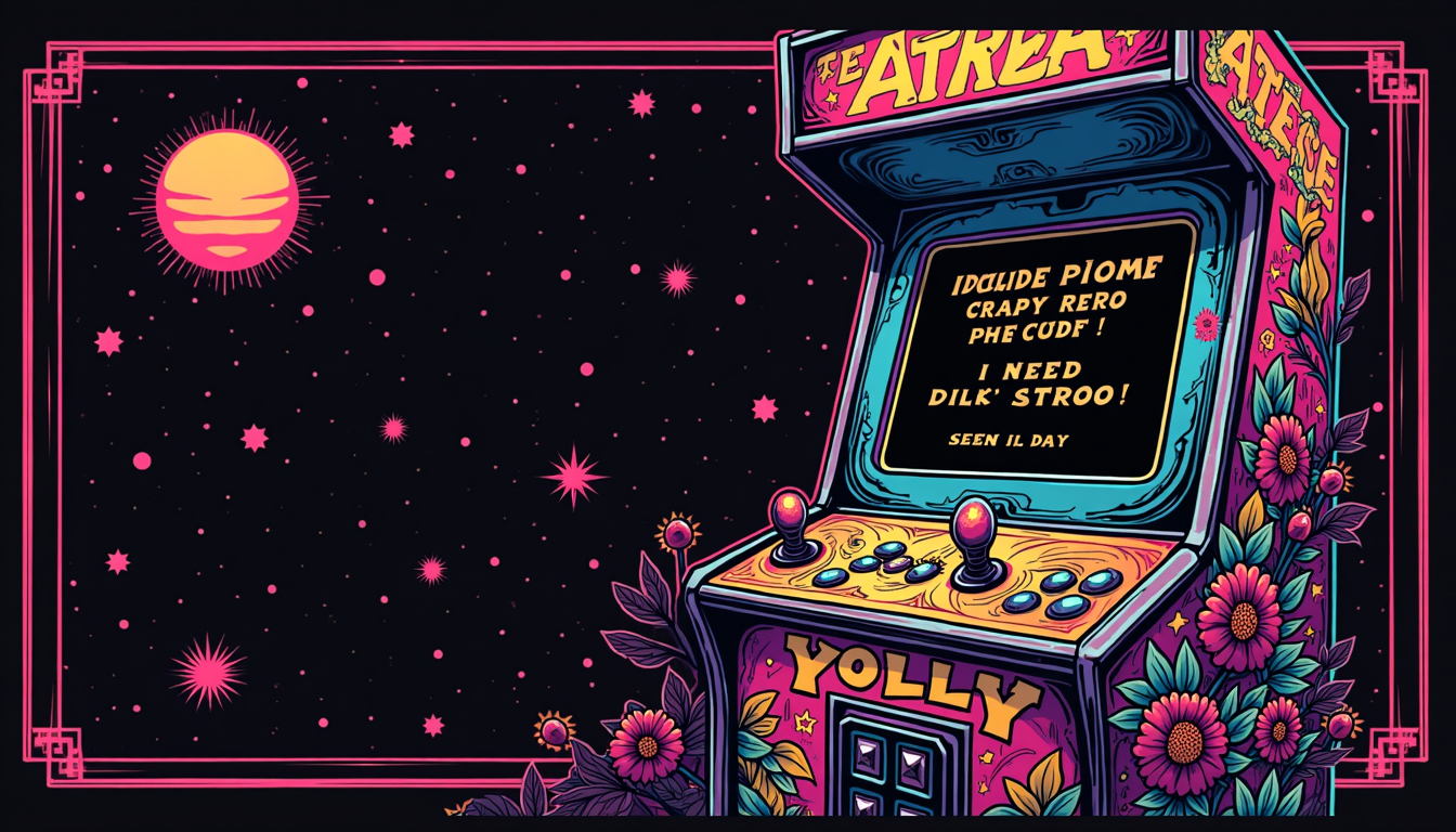Retro arcade game screen | 8-bit Tattoo