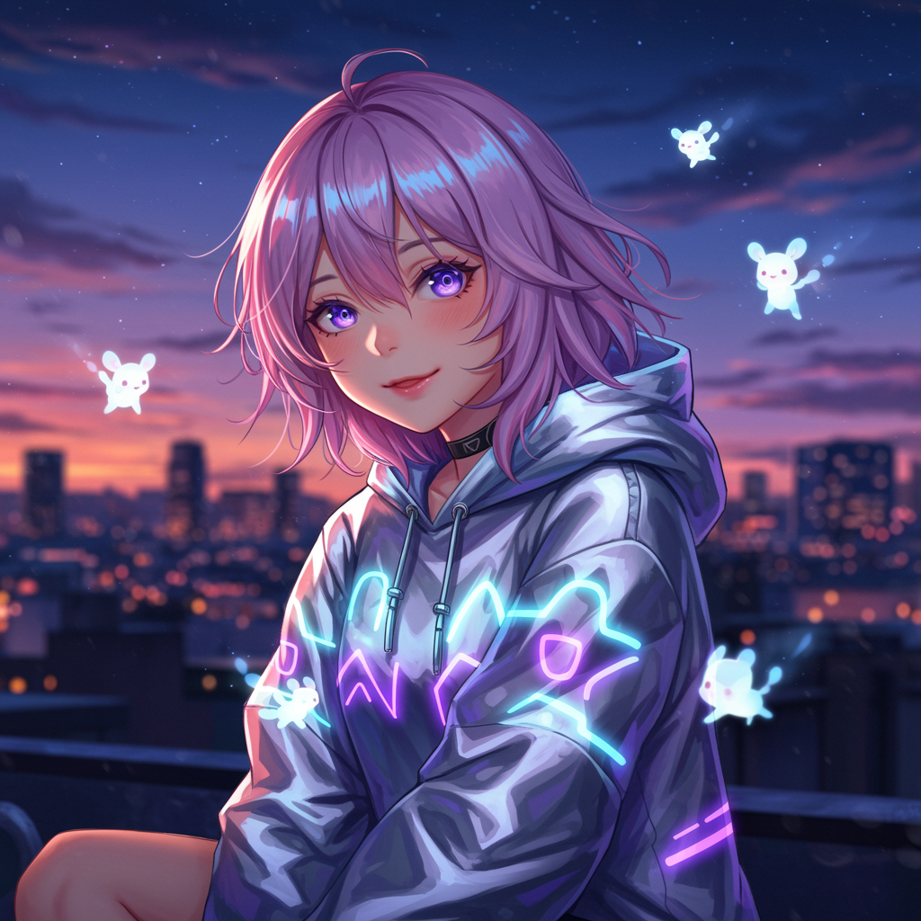 cool cute anime girl pfp