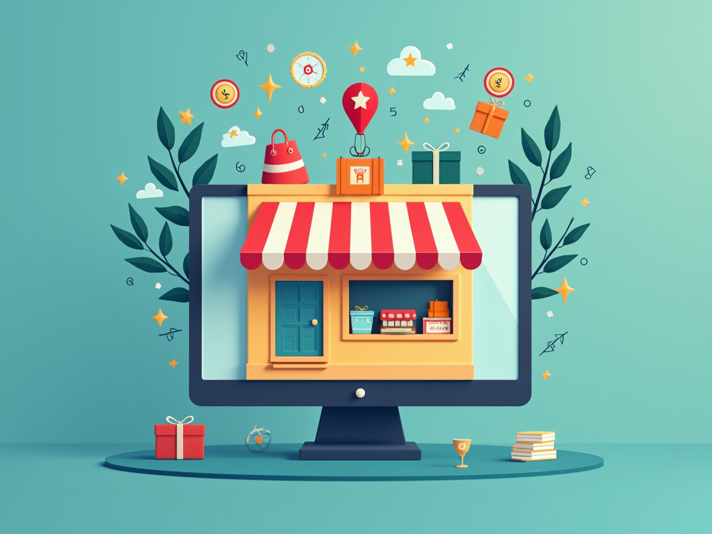 Shopping behavior infographic