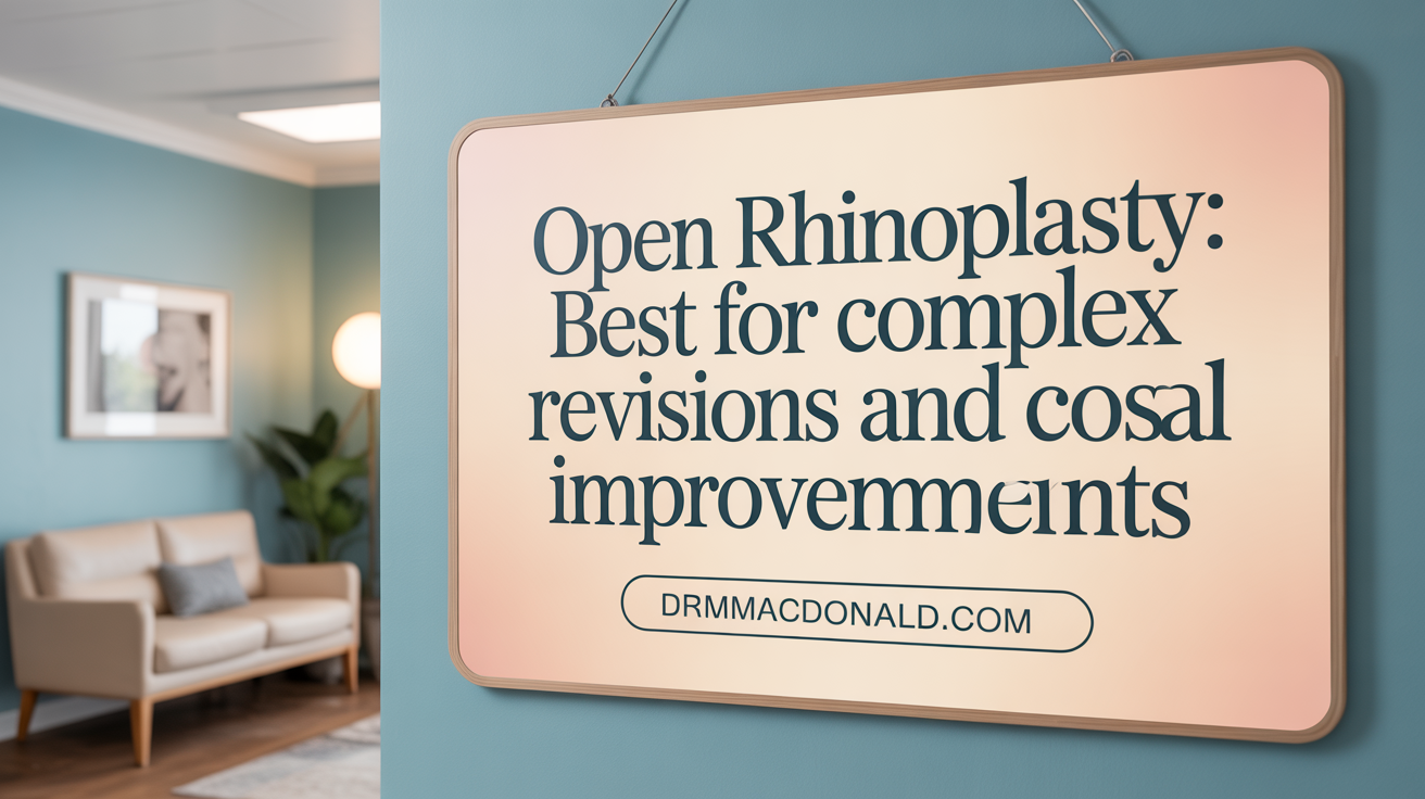 Open Rhinoplasty: Best for Complex Revisions