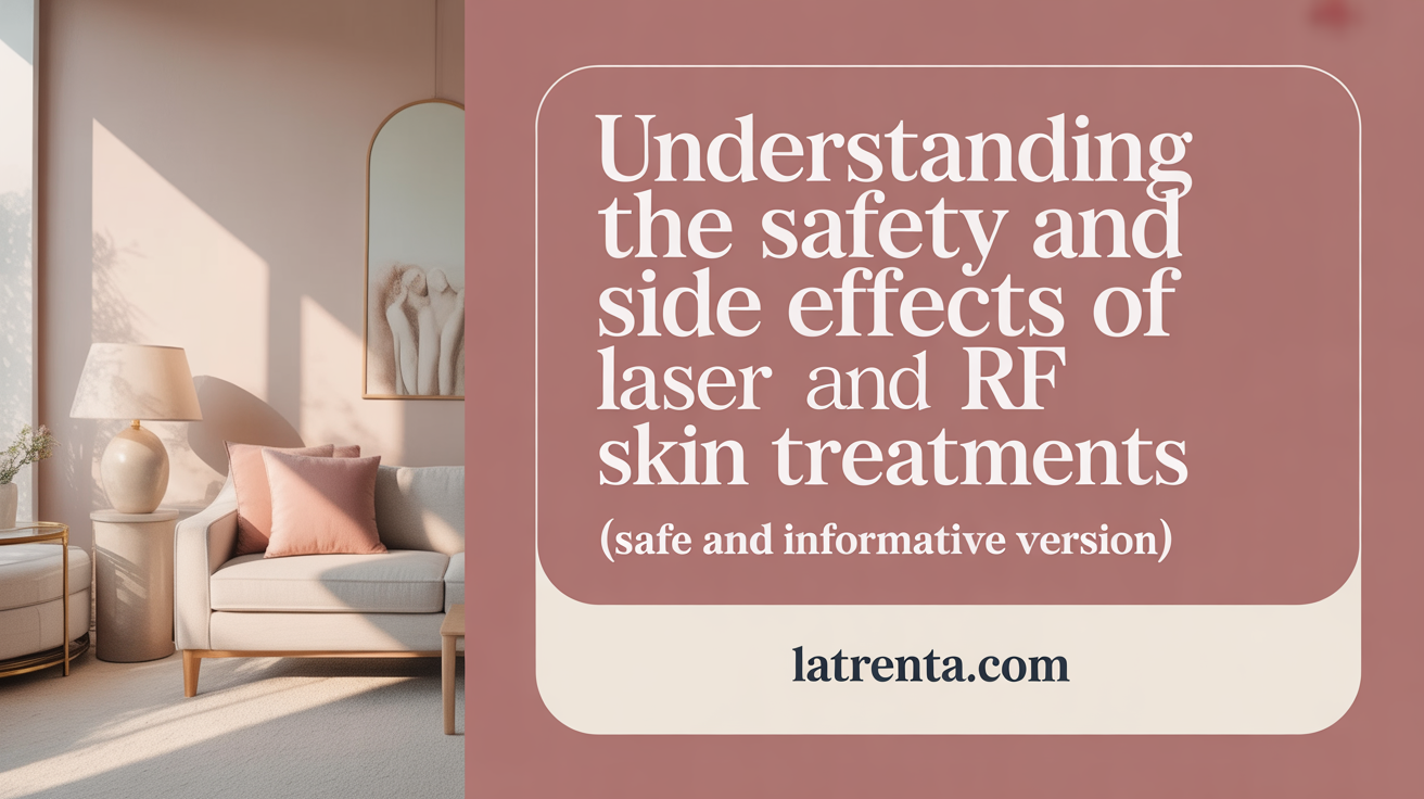 Understanding the Safety and Side Effects of Laser and RF Skin Treatments