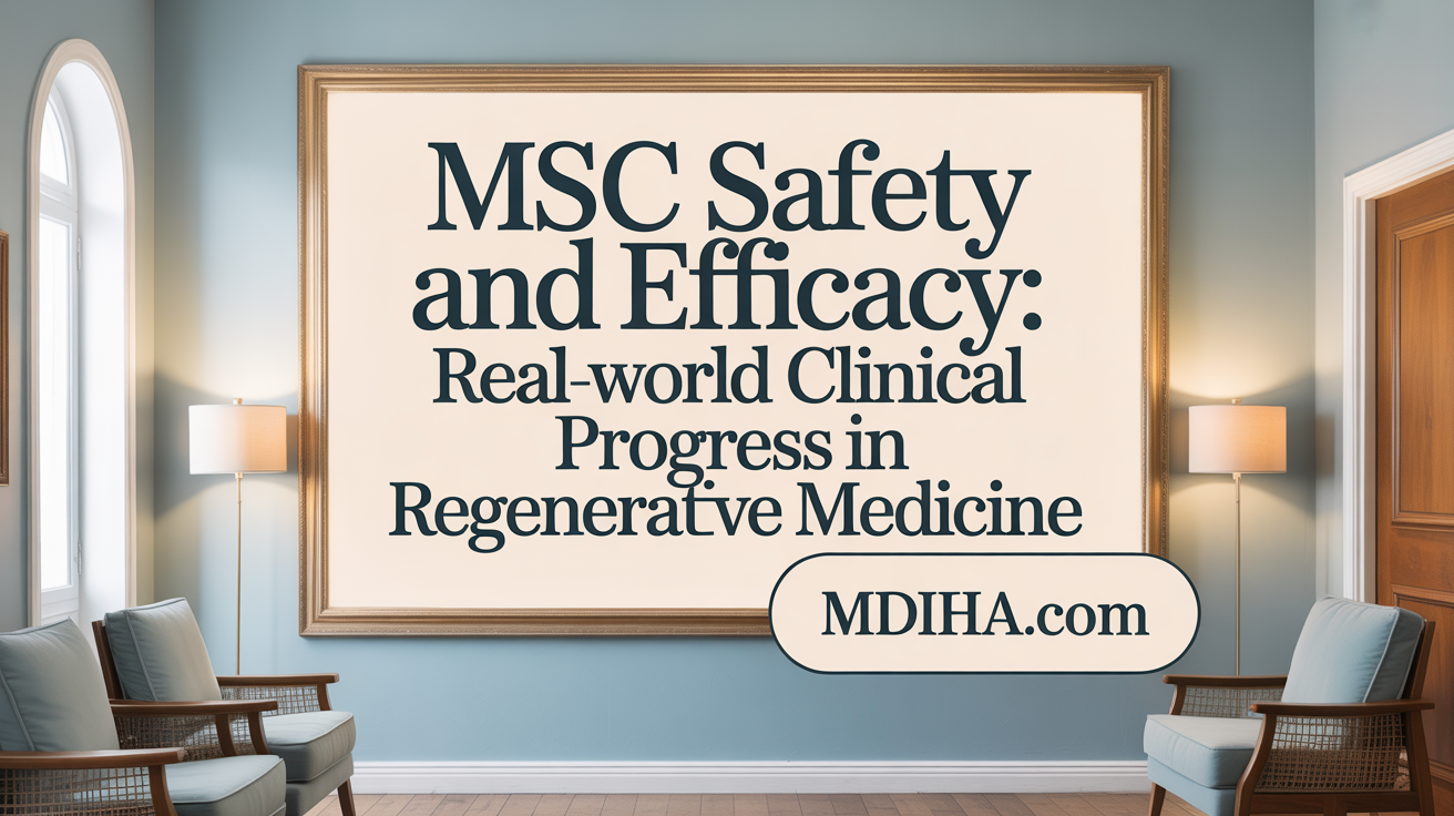 MSC safety and efficacy: Real-world clinical progress