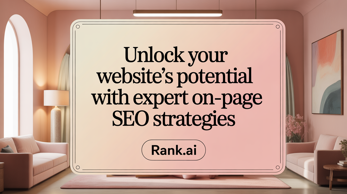 Unlock Your Website's Potential with Expert On-Page SEO Strategies