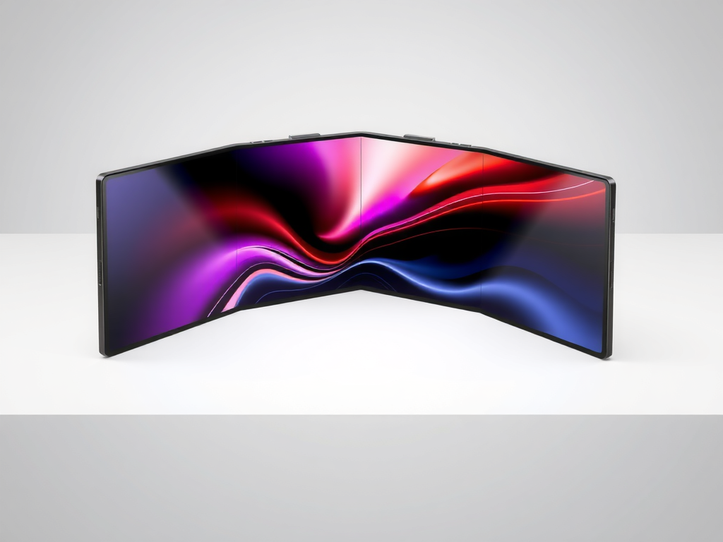 تصویری واقع‌گرایانه از Galaxy Z Fold 7 باز شده در رویداد گلکسی آنپکد ۲۰۲۵