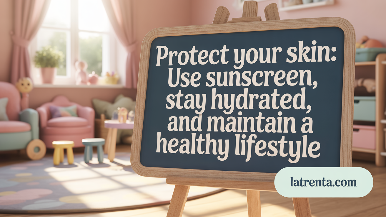 Protect Your Skin: Use Sunscreen, Stay Hydrated, and Maintain a Healthy Lifestyle