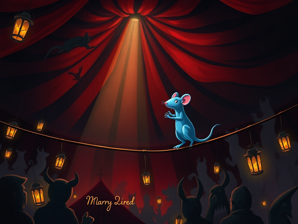 The Sky Blue Mouse's Big Night