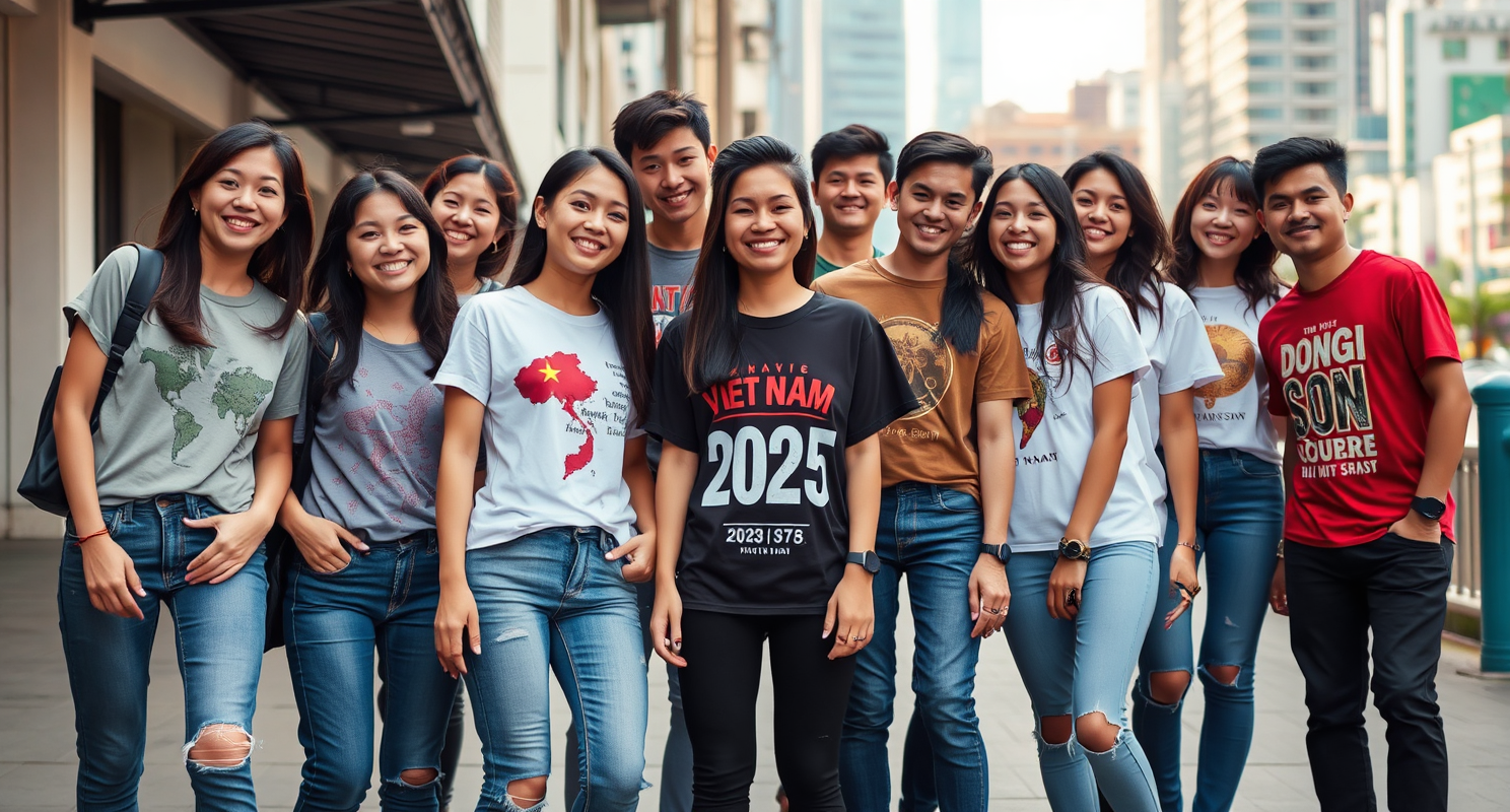 Banner Bộ Sưu Tập Áo Thun Việt Nam 2025