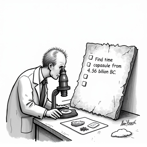 Ancient meteorite discovered after June sonic boom single-panel cartoon
