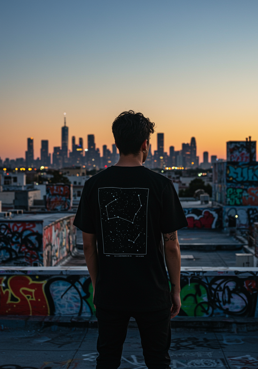 black t shirt