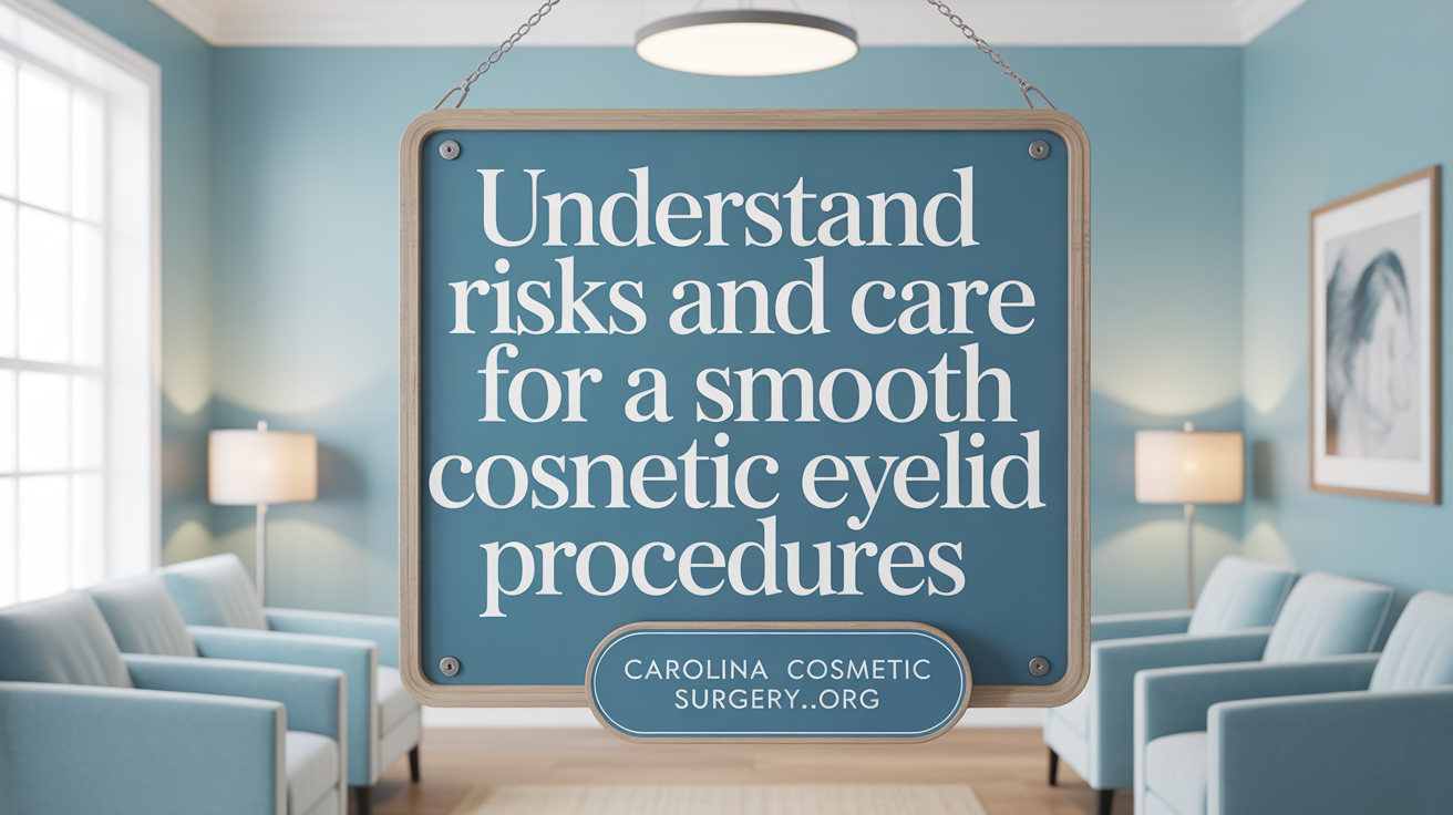 Understand Risks and Care for a Smooth Recovery from Eyelid Surgery.