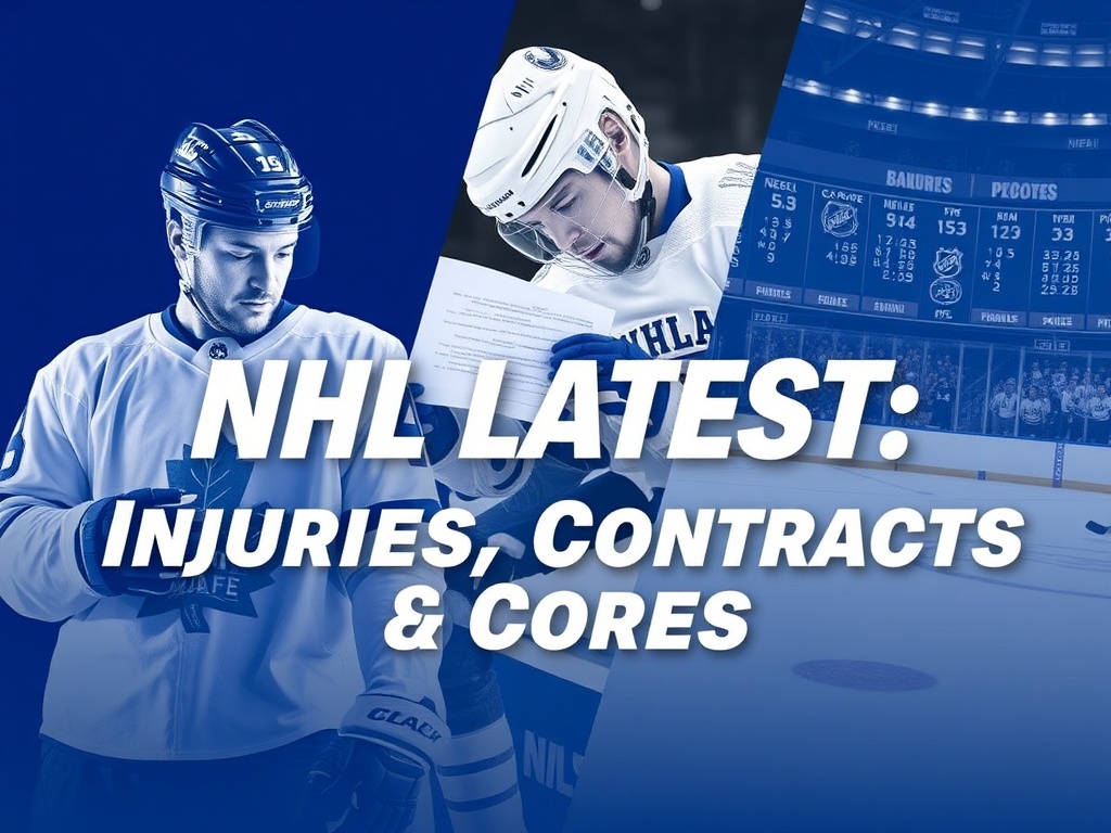 NHL Top Stories: Injury Updates & Contract Signings Today