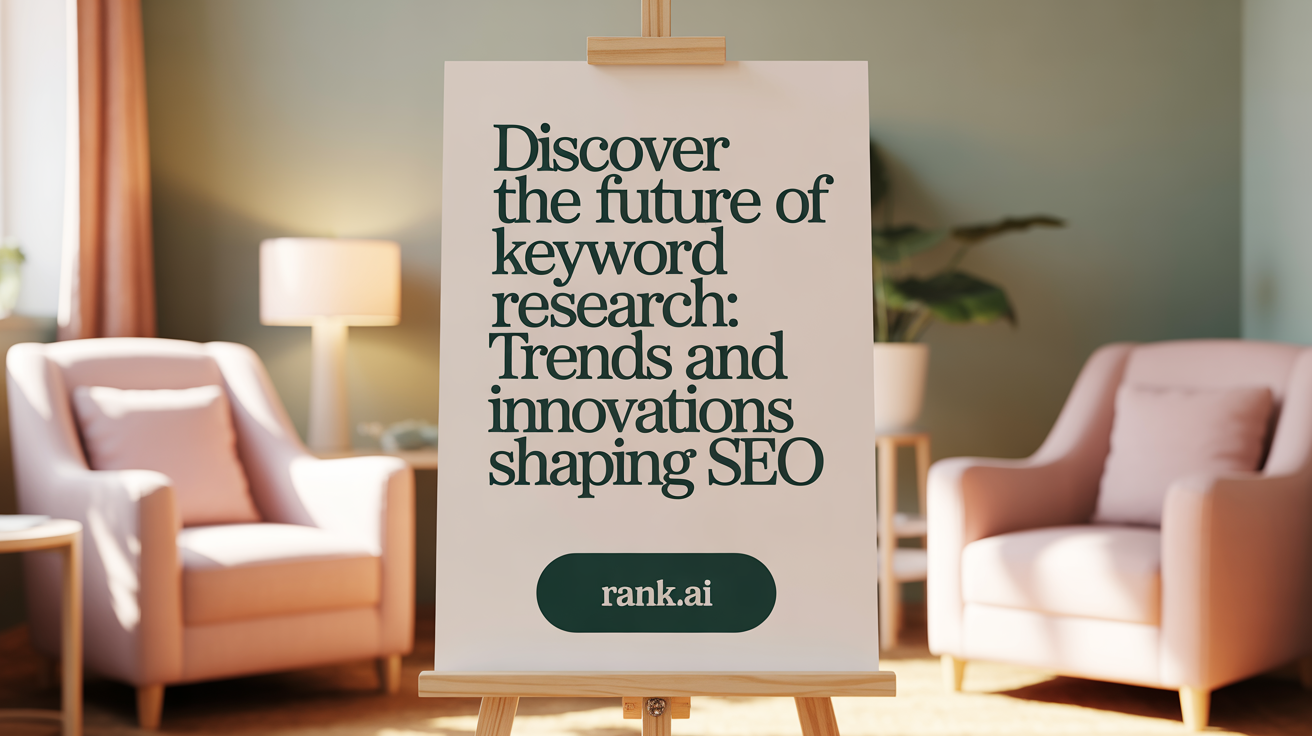 Discover the Future of Keyword Research: Trends and Innovations Shaping SEO