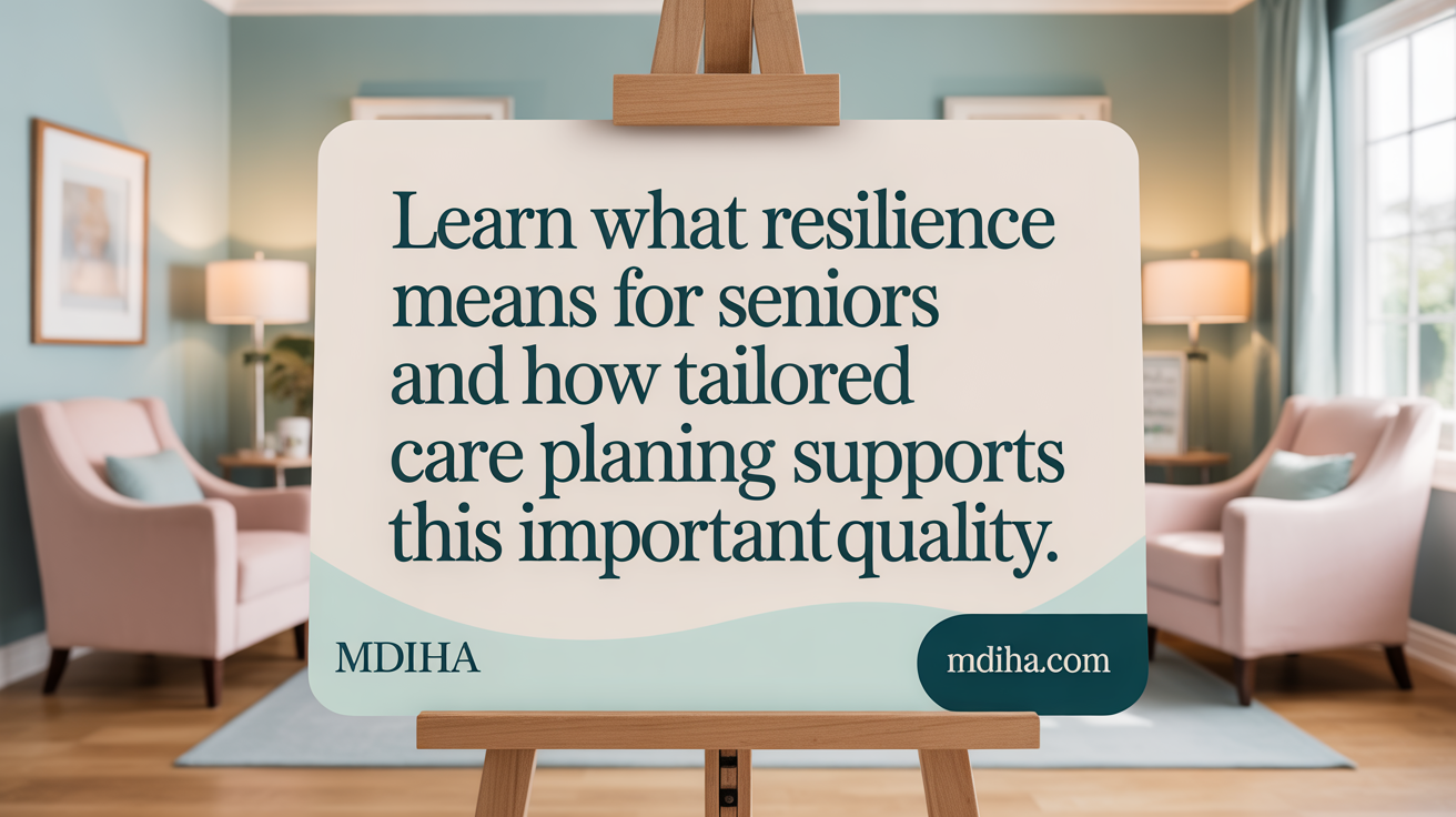 Learn what resilience means for seniors and how tailored care planning nurtures this vital trait.