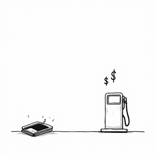 Consumer Spending Drops as Economic Concerns Escalate in May single-panel cartoon