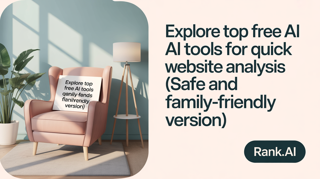 Explore Top Free AI Tools for Quick Website Analysis