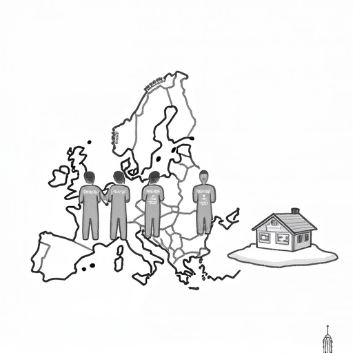 European Nations Support Ukraine's Role in Peace Talks single-panel cartoon