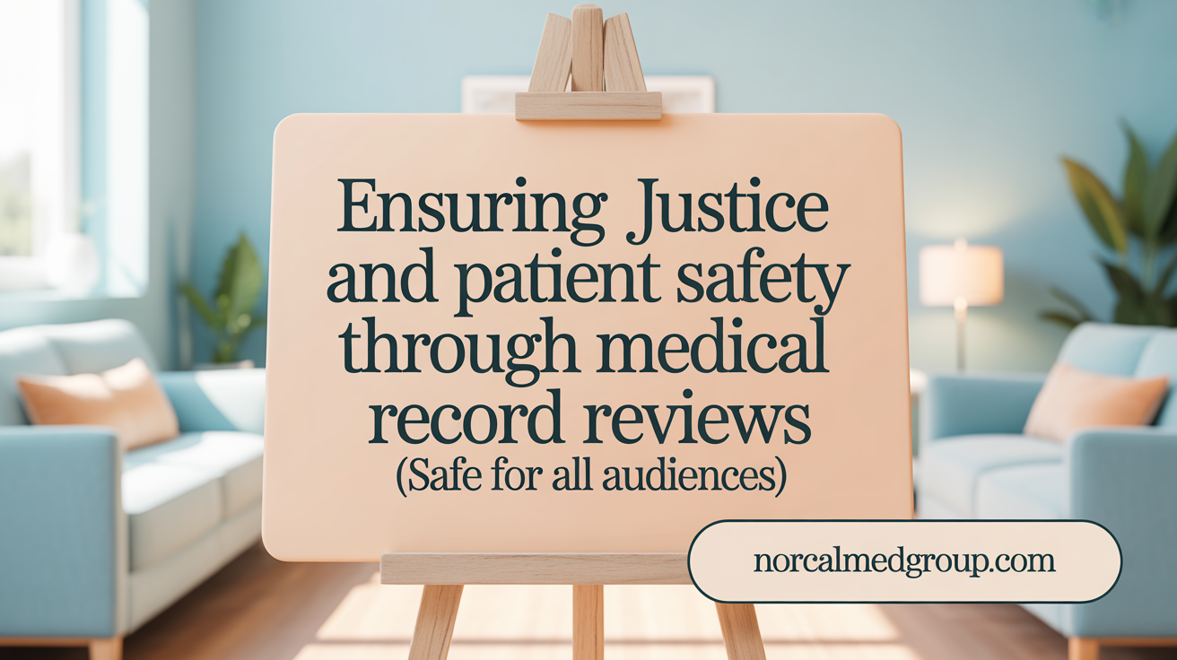 Ensuring Justice and Patient Safety Through Medical Record Reviews