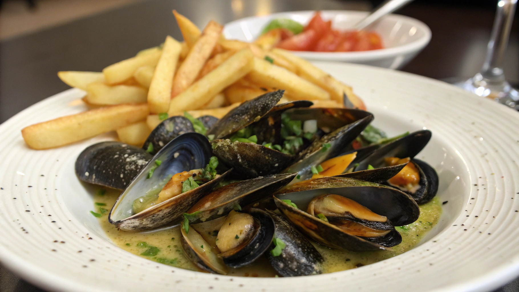 Mussels with Fries
