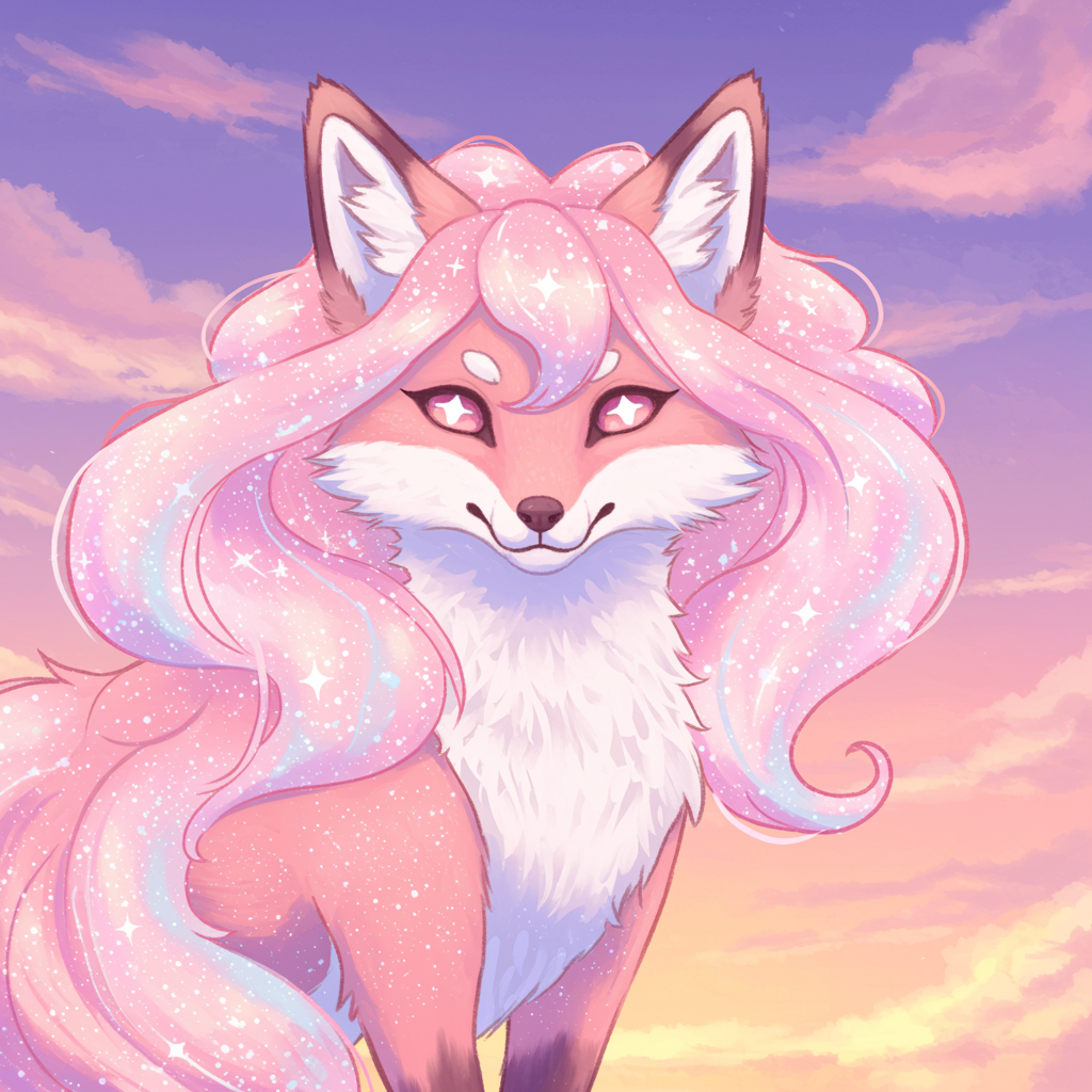 pink anime pfp