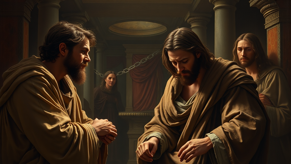 부주의와 책임의 상징적 표현, 성경적 주제를 담은 이미지