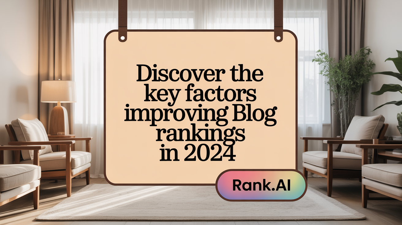 Discover the Key Factors Controlling Blog Rankings in 2024