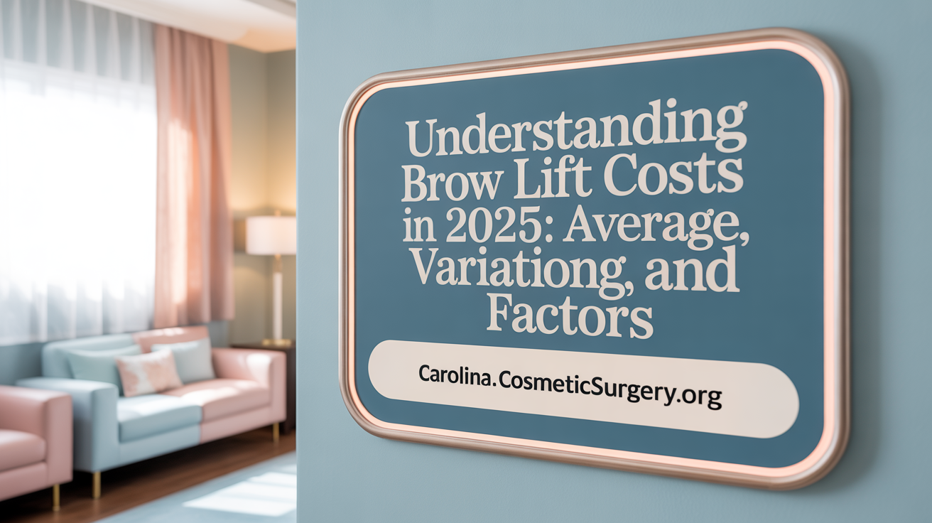 Understanding Brow Lift Costs in 2025: Average, Variations, and Factors