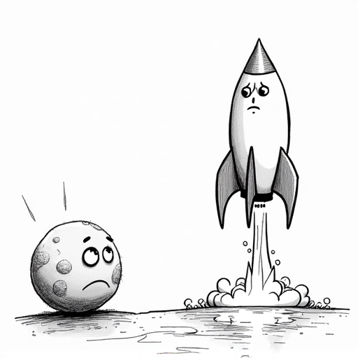 NASA's Psyche spacecraft resumes full propulsion single-panel cartoon