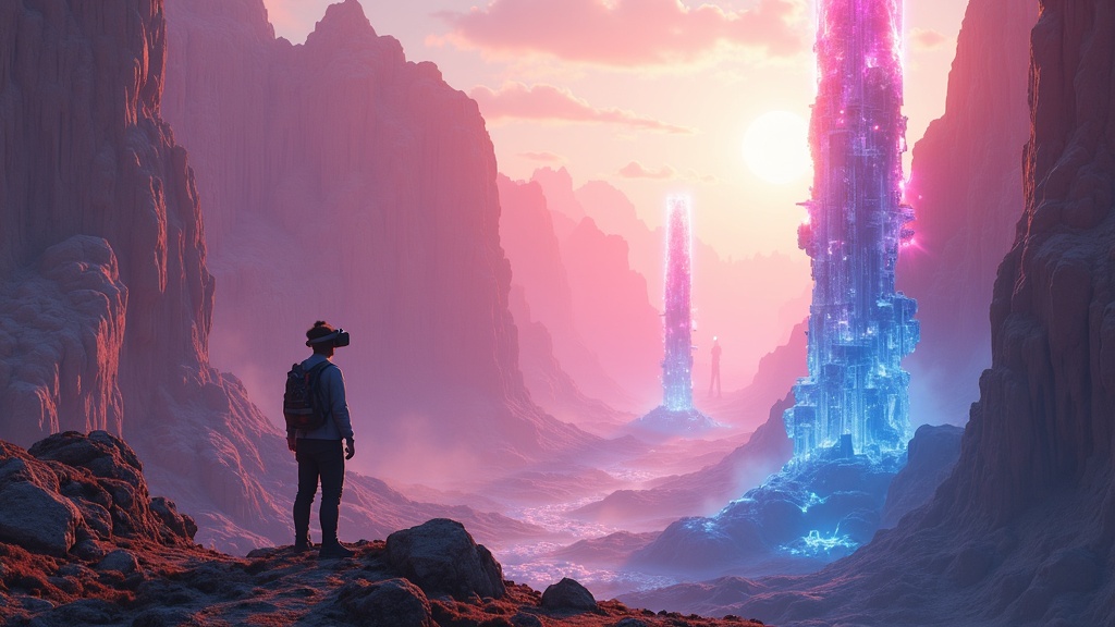 Jugadores en el modo multijugador de Beyond Sandbox VR