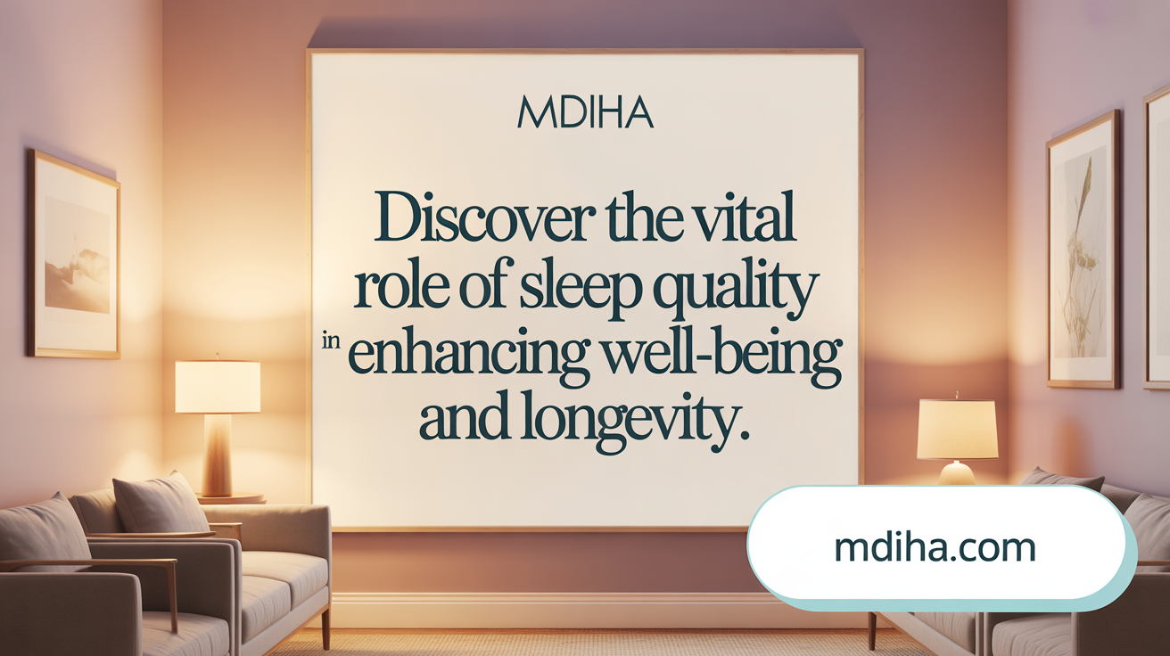 Discover the vital role of sleep quality in extending lifespan and boosting health.