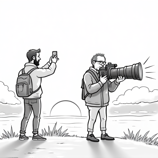 Adobe Launches New Camera App for iPhones single-panel cartoon