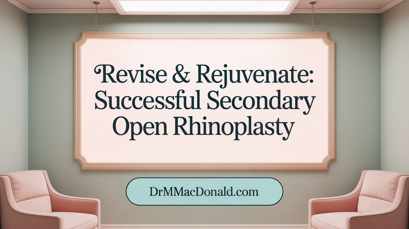 Revise &amp; Rejuvenate: Successful Secondary Open Rhinoplasty