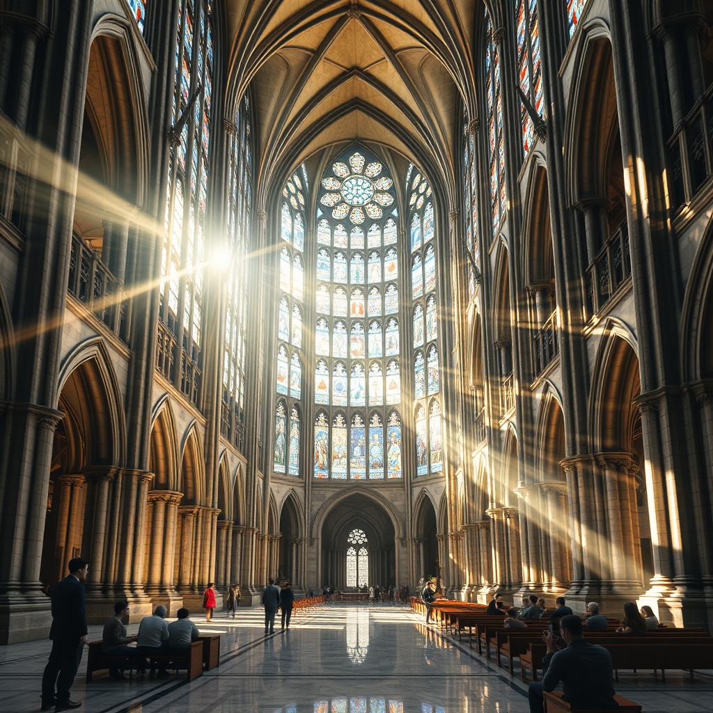 Afternoon Awe: Grand Cathedral of Light
