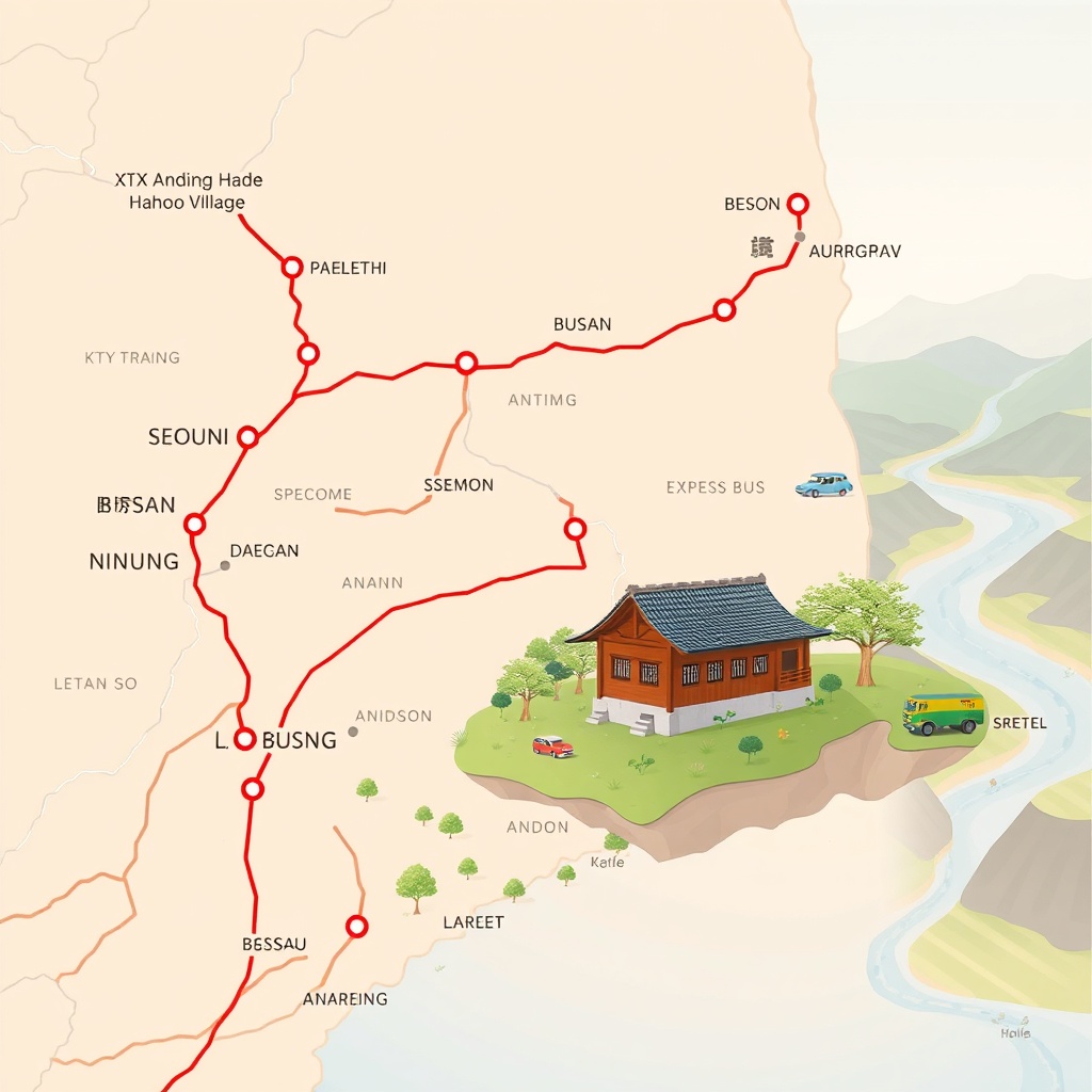 How to Get to Andong Hahoe Village (All Routes)